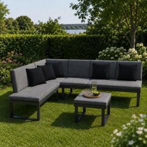 Udend�rs pyntepude med aftageligt og vaskbart betr�k - 40x40 cm - F�s i flere farver