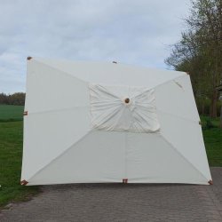 Lse hoffman parasolduge 3x3 meter - vlg farve