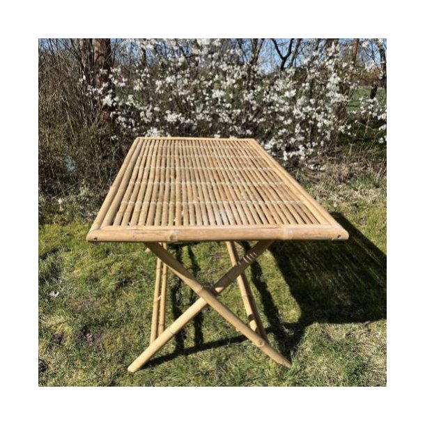 Bambu loungebord rektangulrt 4-6 personer -140x70x43 - Cairo