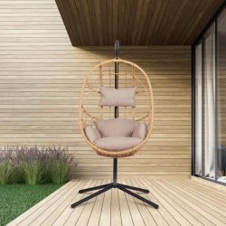 Komfortabel Terah hngestol med hynde - 190 cm - Vlg variant!