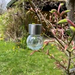 St  3 solcelledrevende LED havelamper - Ml: 6x9 cm