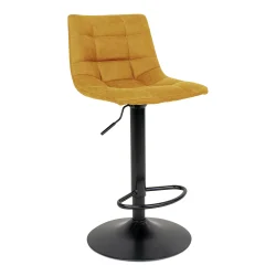 Komfortabel Middelfart barstol med h�jdejusterbart s�de og moderne design - V�lg farve p� stof og stel