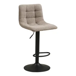 Komfortabel Middelfart barstol med h�jdejusterbart s�de og moderne design - V�lg farve p� stof og stel