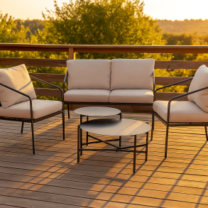 Moderne luksus sofas�t 5 dele med hynder 