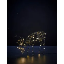 Elegant LED metal rensdyr - vlg variant!