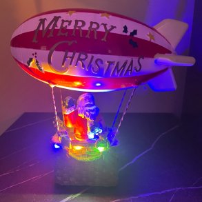 DAY multicolor jule ballongynge med lys, bevgelse og musik i t.