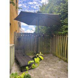 Marknadsparasoll - : 3 m - w / Tilt. Vlj frg - Vattentt + Dug har UV30+ solskydd. Mod. Sevilla