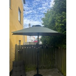 Marknadsparasoll - : 3 m - w / Tilt. Vlj frg - Vattentt + Dug har UV30+ solskydd. Mod. Sevilla