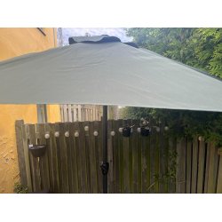 Marknadsparasoll - : 3 m - w / Tilt. Vlj frg - Vattentt + Dug har UV30+ solskydd. Mod. Sevilla