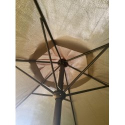 Marknadsparasoll - : 3 m - w / Tilt. Vlj frg - Vattentt + Dug har UV30+ solskydd. Mod. Sevilla