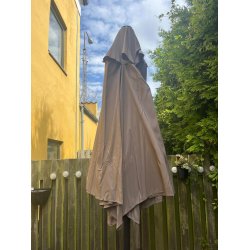 Marknadsparasoll - : 3 m - w / Tilt. Vlj frg - Vattentt + Dug har UV30+ solskydd. Mod. Sevilla