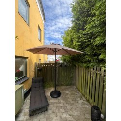 Marknadsparasoll - : 3 m - w / Tilt. Vlj frg - Vattentt + Dug har UV30+ solskydd. Mod. Sevilla