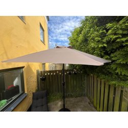 Marknadsparasoll - : 3 m - w / Tilt. Vlj frg - Vattentt + Dug har UV30+ solskydd. Mod. Sevilla