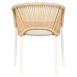 Havem�bels�t � Vedligeholdelsesfrit Havebord 205x90 cm &amp; 6 Komfortable Havestole i Aluminium og Rattanlook med hynder