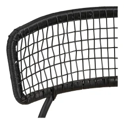 Leonardo spisebordsstol - i teak og metal - kan bruge i stuen, terrasse og haven