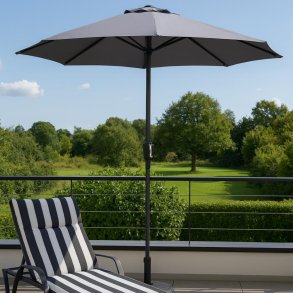 Altanparasol rund  2 M. med tilt - Vandtt + Dug har UV30+ solbeskyttelse. Model: Madrid