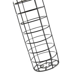 Elegant fuglefoderhus i carbonst�l med oph�ng med nem p�fyldning og velegnet til brug �ret rundt - V�lg mellem til fr�, n�dder eller mejsebolde