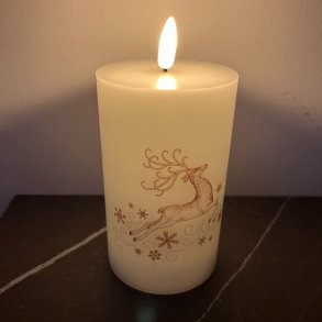 Jule LED-lys med Rensdyr motiv 