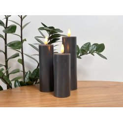 S�t af 3 LED lys som kan blafre og ser meget �gte ud. Fjernbetjening medf�lger - V�lg farve