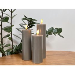 S�t af 3 LED lys som kan blafre og ser meget �gte ud. Fjernbetjening medf�lger - V�lg farve