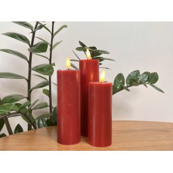 S�t af 3 LED lys som kan blafre og ser meget �gte ud. Fjernbetjening medf�lger - V�lg farve