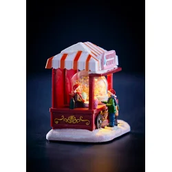 Candyfloss Street Stand - Farverig og Sjov Juledekoration med LED-lys
