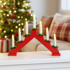 Trappestage i malet tr - Vlg Farve