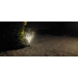 LED Lystr - Dobbelt timer og Batteriboks - fs i flere strrelser. 