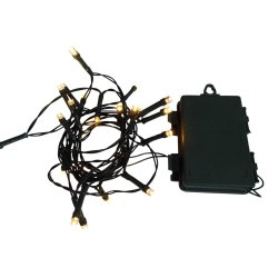 LED lavenergi lyskde med batteriboks til indendrs og udendrs brug - Vlg strrelse