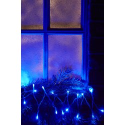 Bl LED lavenergi lyskde med adapter til inden- og udendrsbrug