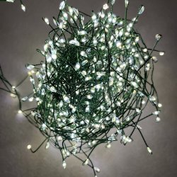 Udendrs lavenergi klynge LED lyskde med adapter. Sm klynger af LED lys - Vlg lngde p kden