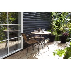 Ella cafset. Bord + 2 stolar. Vlj frg p ramen: vit eller. gr