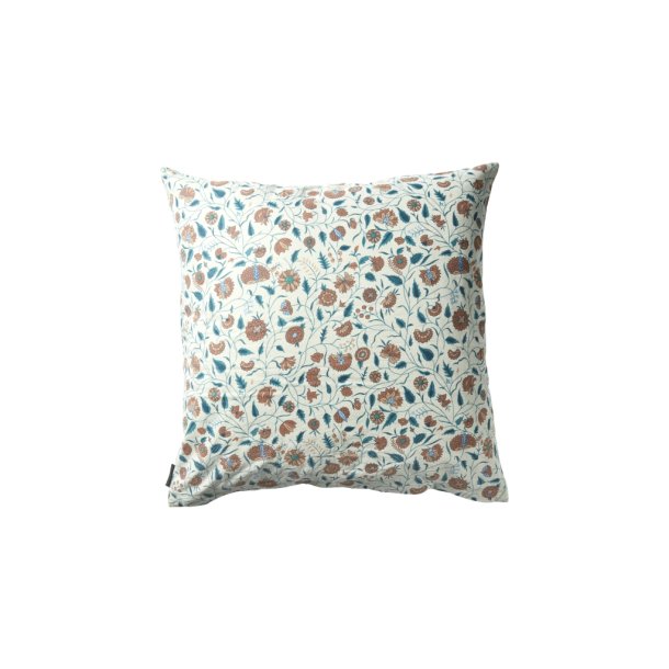 Behagelig andefjers pude i Flora design - v�lg farve og st�rrelse