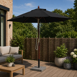 Parasoll m / Tilt - �: 2,5 m. V�lj f�rg - Vattent�t + Dug har UV30+ solskydd. Modell: Geneve
