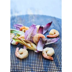 Grillm�tte Nonstick � Perfekt til Fisk, Gr�ntsager &amp; Marineret K�d