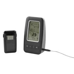 Tr�dl�st Digitalt Stegetermometer med Display &amp; Temperaturalarm