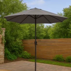 Markedsparasol - �: 3 m - m/ Tilt. V�lg farve - Vandt�t + Dug har UV30+ solbeskyttelse. Mod. Sevilla