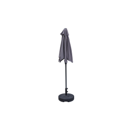 Balkongparasoll rund  2 M. med lutning - Vattentt + Dug har UV30+ solskydd. Modell: Madrid