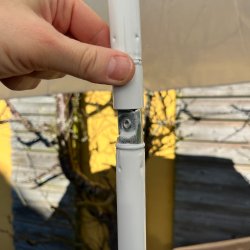 Strand parasol  160 cm - Vandtt + Dug har UV30+ solbeskyttelse