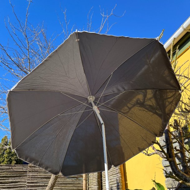 Strand parasol  160 cm - Vandtt + Dug har UV30+ solbeskyttelse Gr&aring;
