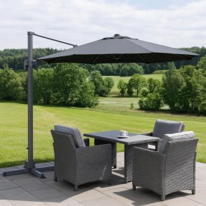 Bilbao lux Hngeparasol 3,5 M. med tilt og 