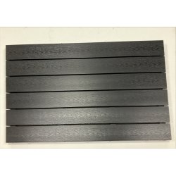 GIGA havebord MED Plads til 16 personer. - 100 % vedligeholdelsesfrit sort UV-beskyttet nonwood. MODEL: TORINO