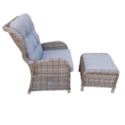 Sofia hygges�t - 2x stole, 2x skamler, 1x bord og hynder