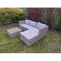 UV-skyddad loungeset Kreta, inkl. dynor och kuddar - Vlj frg