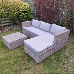 UV-skyddad loungeset Kreta, inkl. dynor och kuddar - Vlj frg