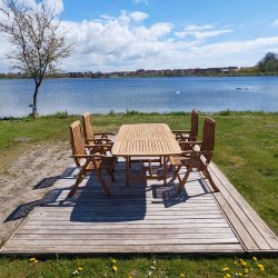 Boston/eva familiest med udtrksbord til 4-8 personer - vlg stolenes farve