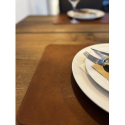 Sort/oliven dkkeserviet. 30x45 cm. Som kan vendes og bruges p begge sider med forskellige farver.