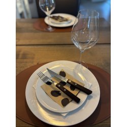 Oval Dkkeserviet i gte Lder hard- ikke foldbar - 30x45 -  Oval - Vlg farve