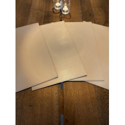  Dkkeserviet i rektangulr form lavet af gte lder - Hard - Elegant design - 30x45 cm - vlg farve