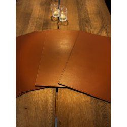  Dkkeserviet i rektangulr form lavet af gte lder - Hard - Elegant design - 30x45 cm - vlg farve